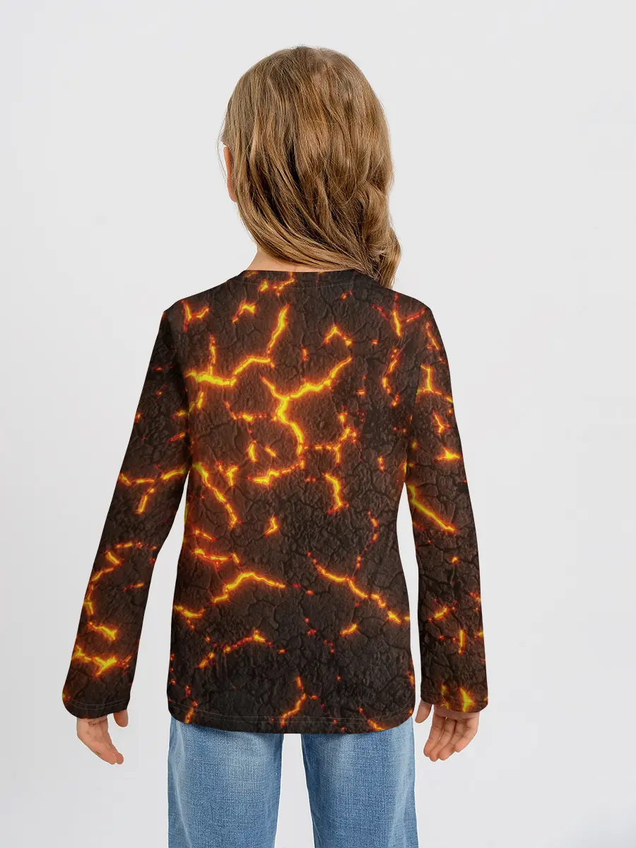 Детский лонгслив / Помпеи 3D