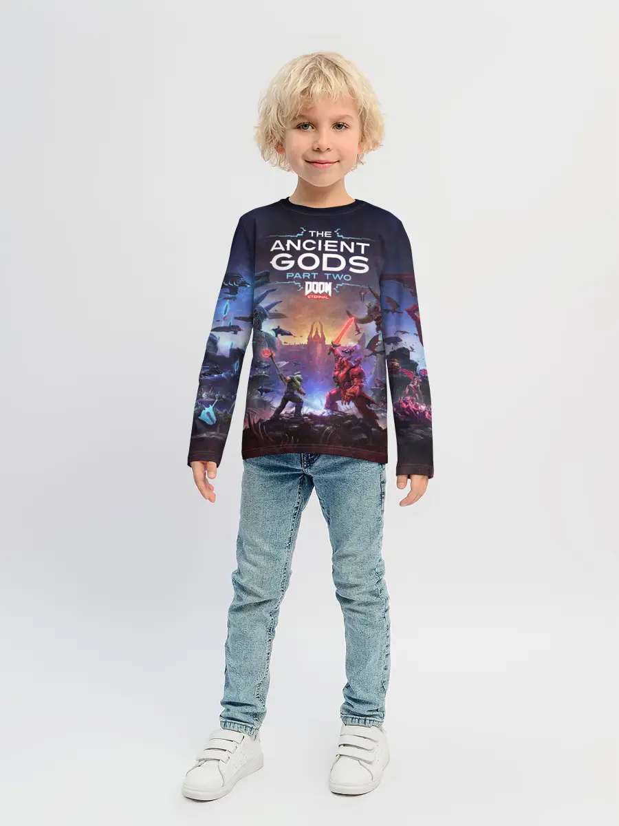 Детский лонгслив / DOOM Eternal: The Ancient Gods