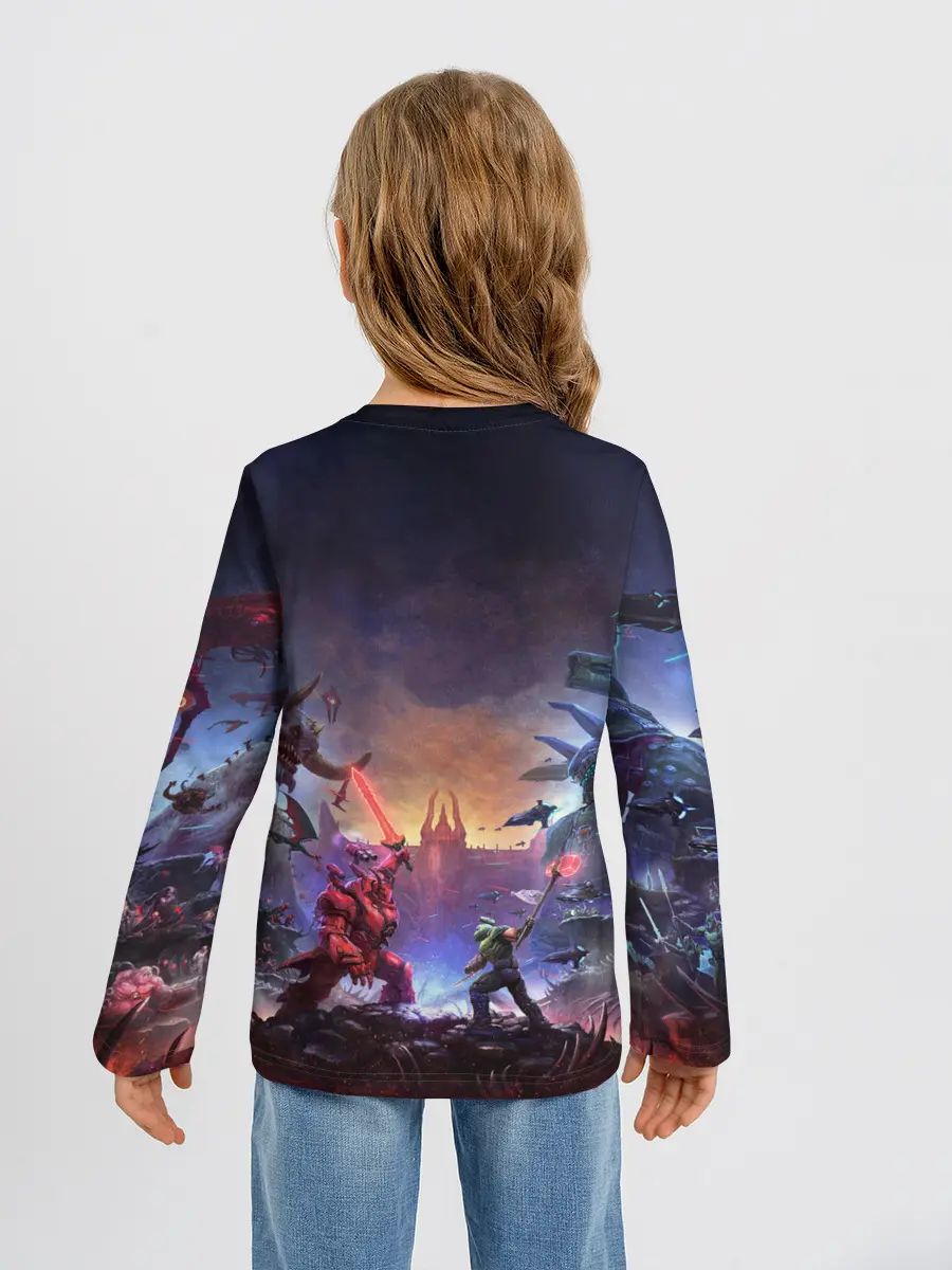 Детский лонгслив / DOOM Eternal: The Ancient Gods