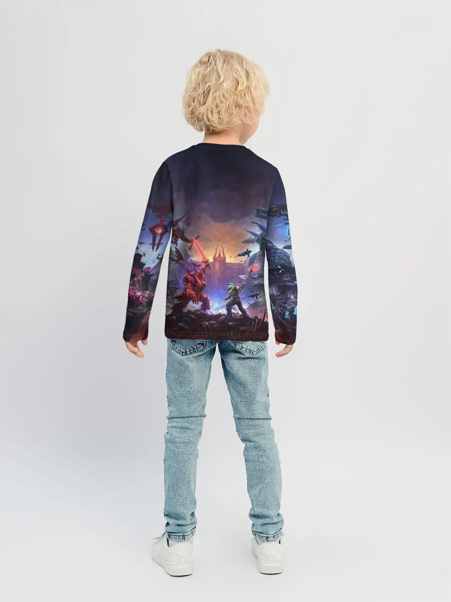 Детский лонгслив / DOOM Eternal: The Ancient Gods