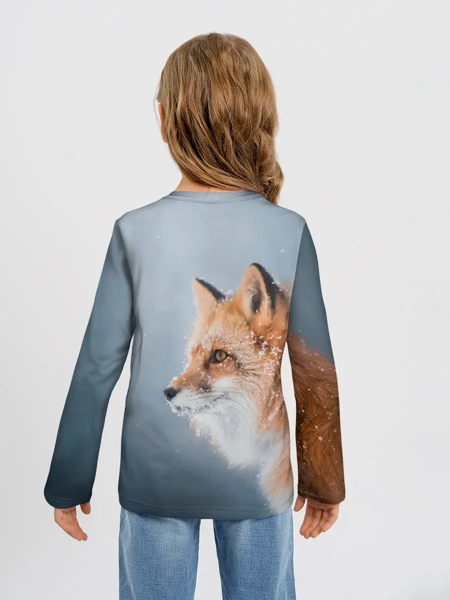 Детский лонгслив / Лиса