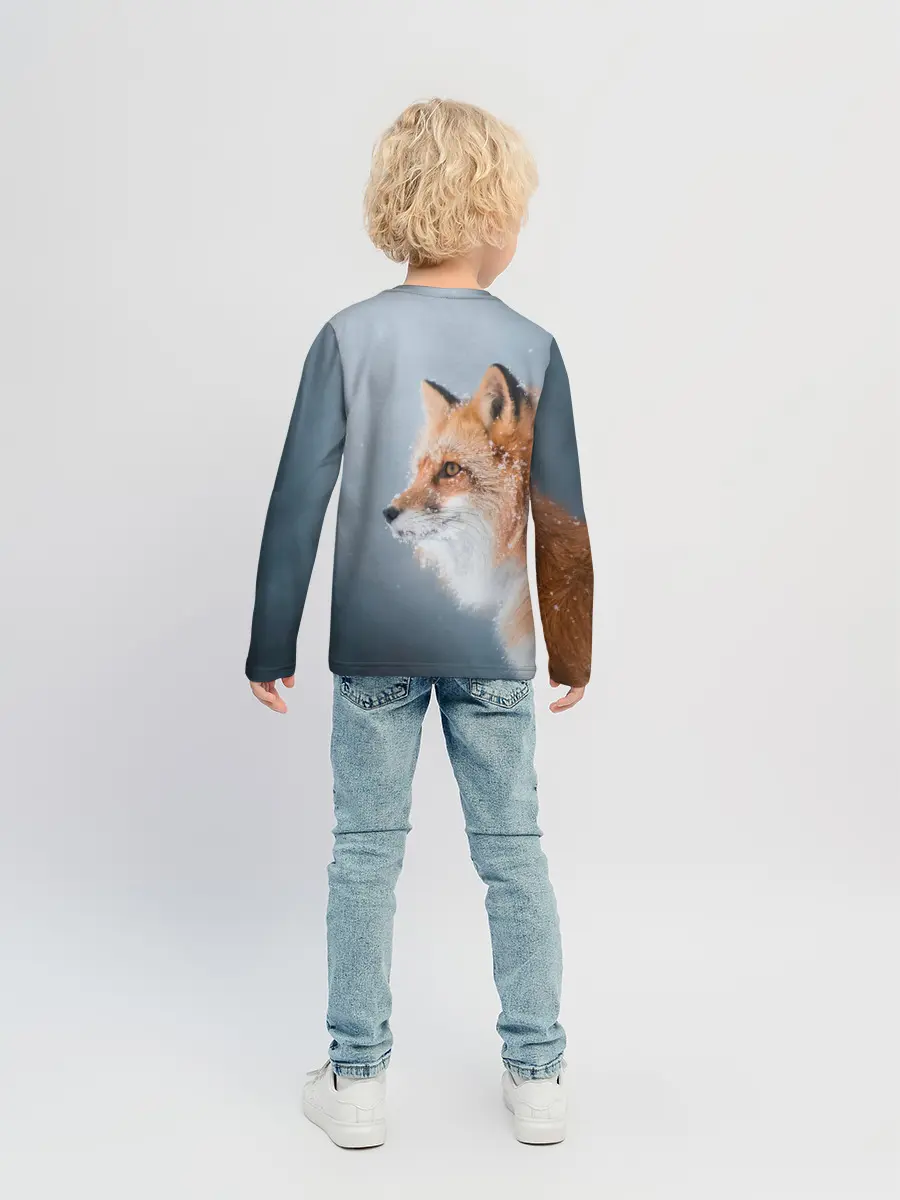 Детский лонгслив / Лиса