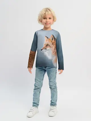 Детский лонгслив / Лиса