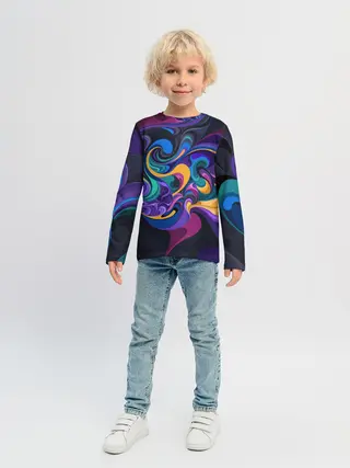 Детский лонгслив / Масло