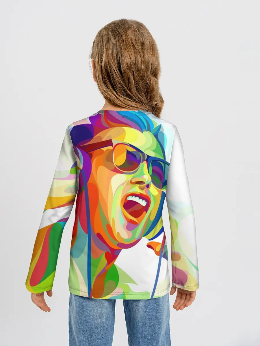 Детский лонгслив / Слушаем Музыку