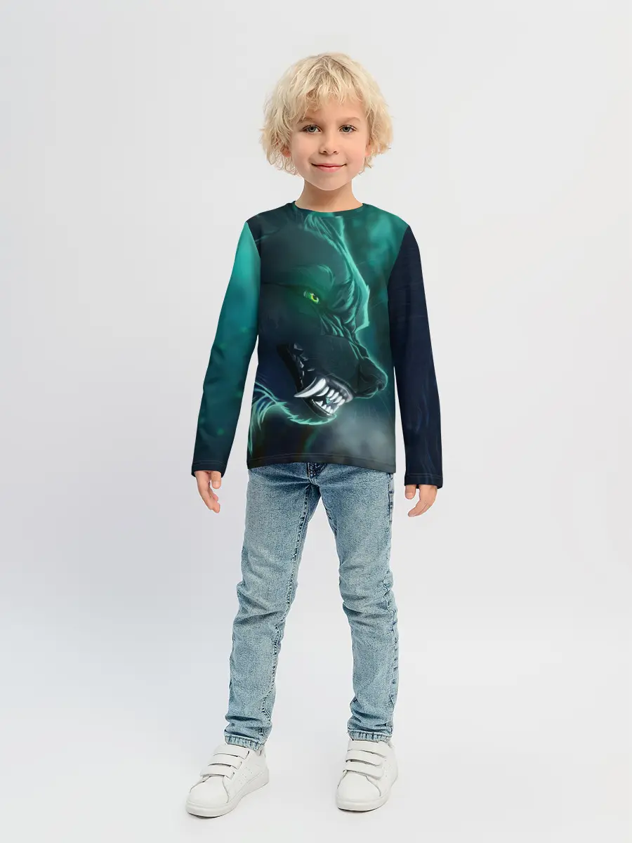 Детский лонгслив / ВОЛЧИЙ ОСКАЛ