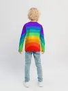 Детский лонгслив / Круговая радуга