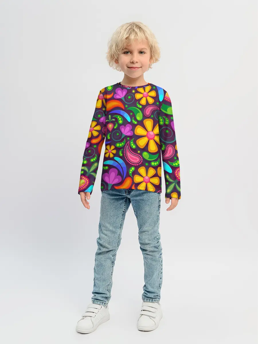 Детский лонгслив / Пляжная