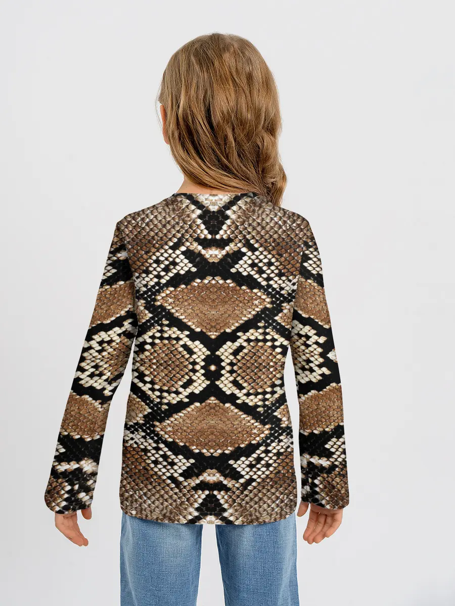 Детский лонгслив / Snake Skin