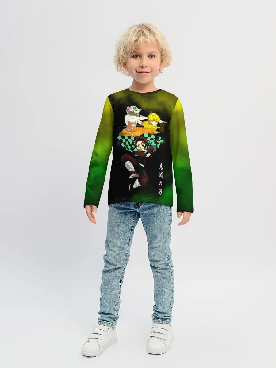 Детский лонгслив / Иноске Зеницу Танджиро