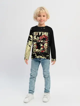 Детский лонгслив / GIYU Demon Slayer