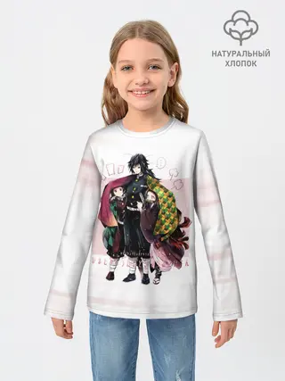 Детский лонгслив / Гию Танджиро Незуко