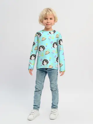 Детский лонгслив / Сяо и тофу