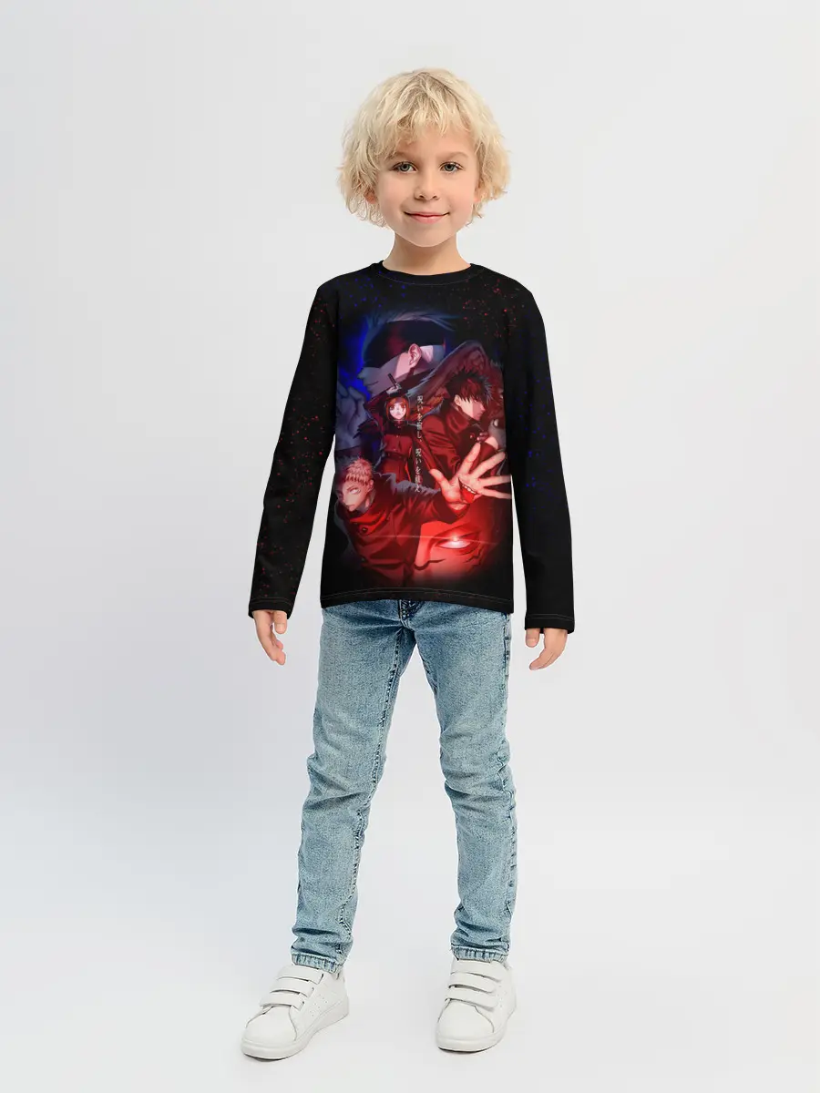 Детский лонгслив / МАГИЧЕСКАЯ БИТВА | SUKUNA