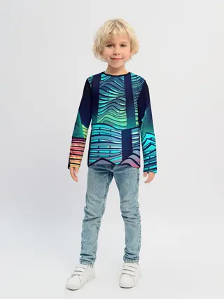 Детский лонгслив / Минимализм