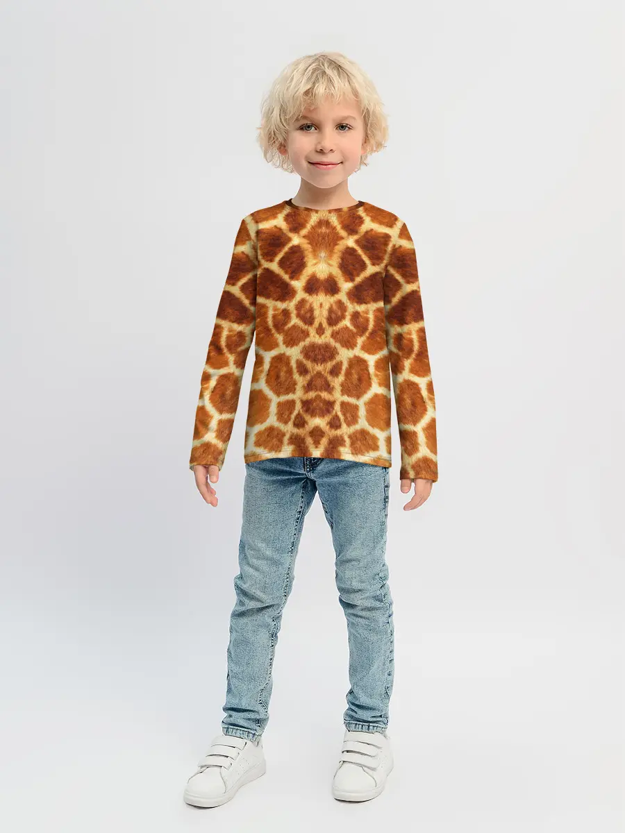 Детский лонгслив / Жираф