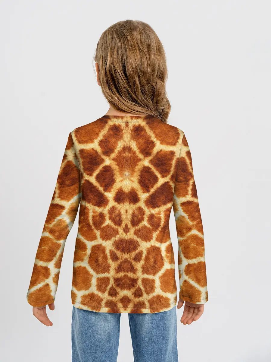 Детский лонгслив / Жираф