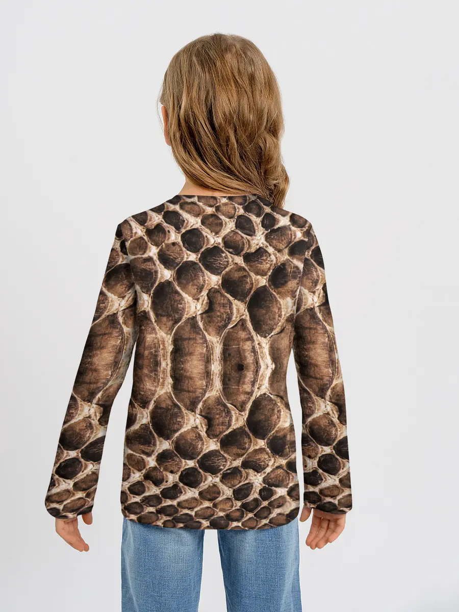 Детский лонгслив / Snake Skin