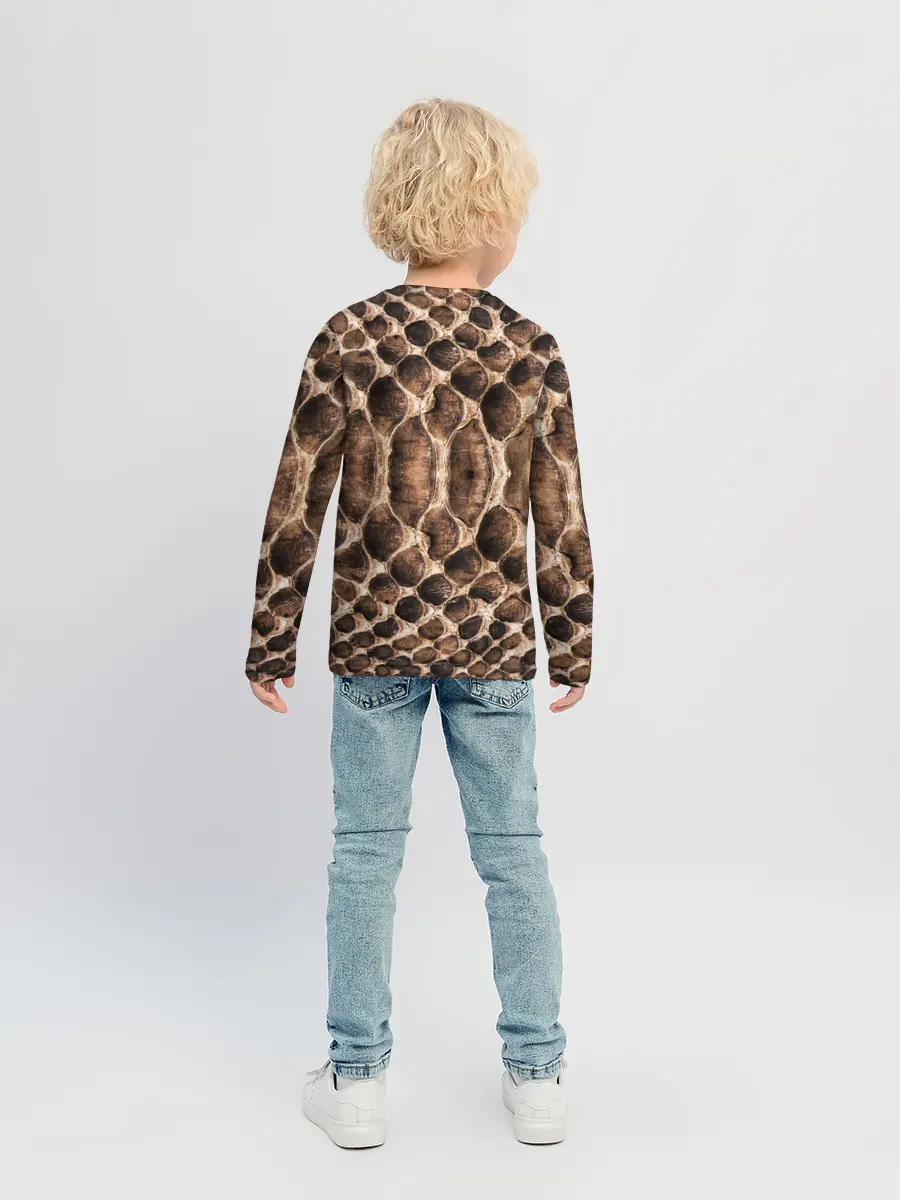 Детский лонгслив / Snake Skin