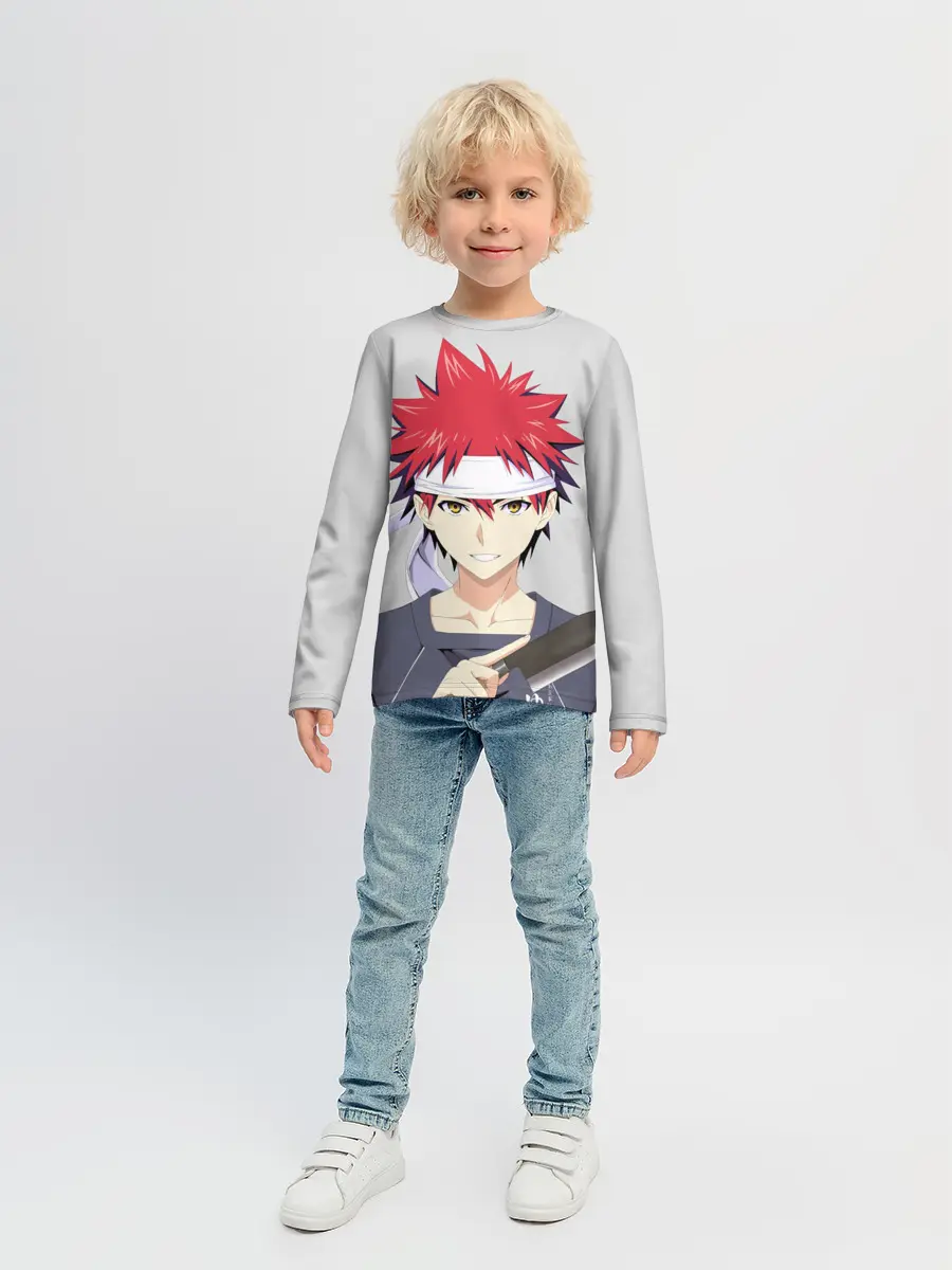 Детский лонгслив / Food wars Shokugeki no Soma