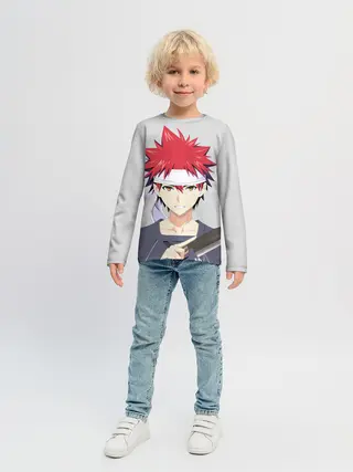 Детский лонгслив / Food wars Shokugeki no Soma