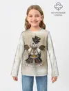 Детский лонгслив / Стимпанк Девушка