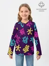Детский лонгслив / Japanese pattern