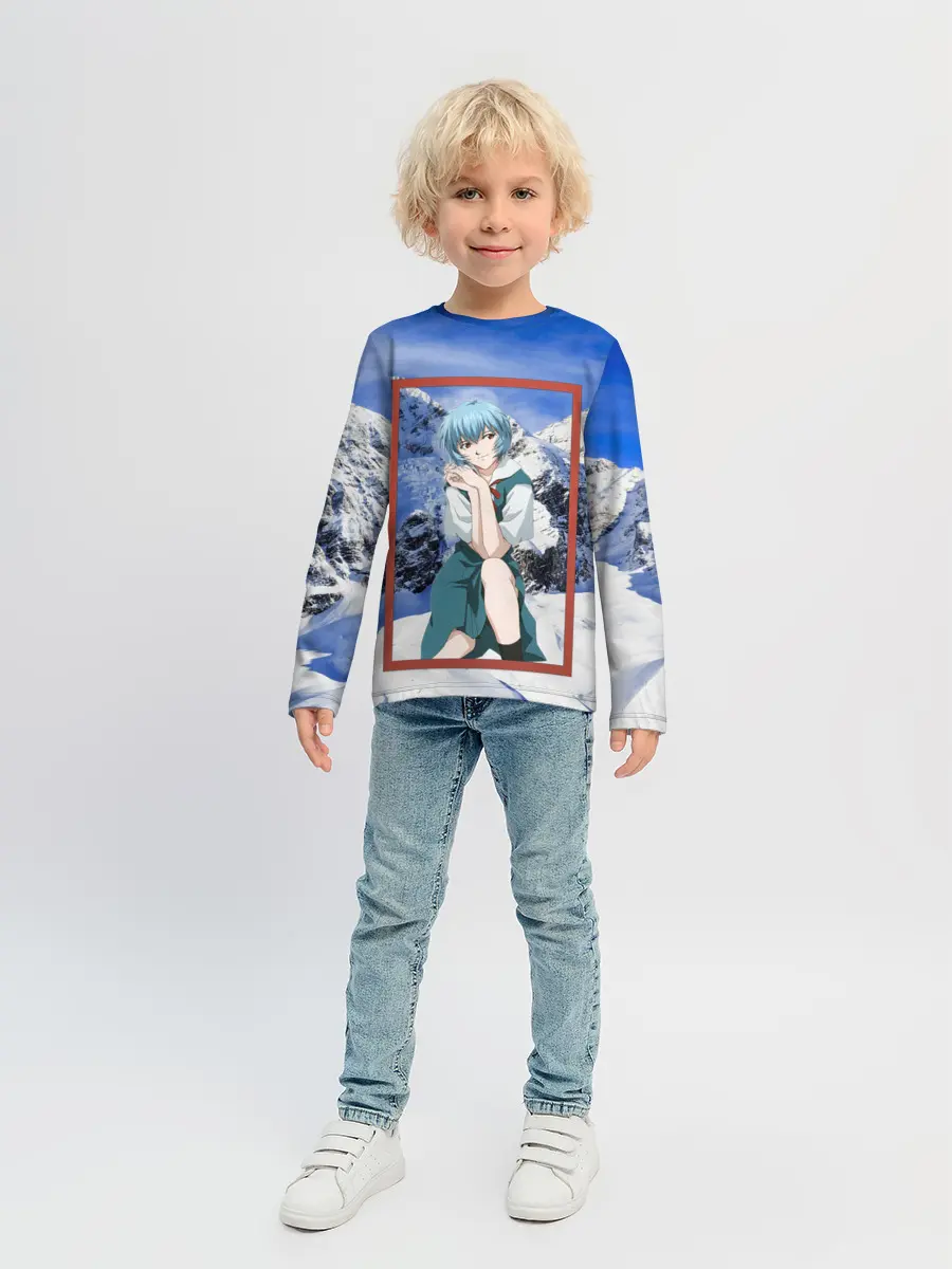 Детский лонгслив / Рей Аянами