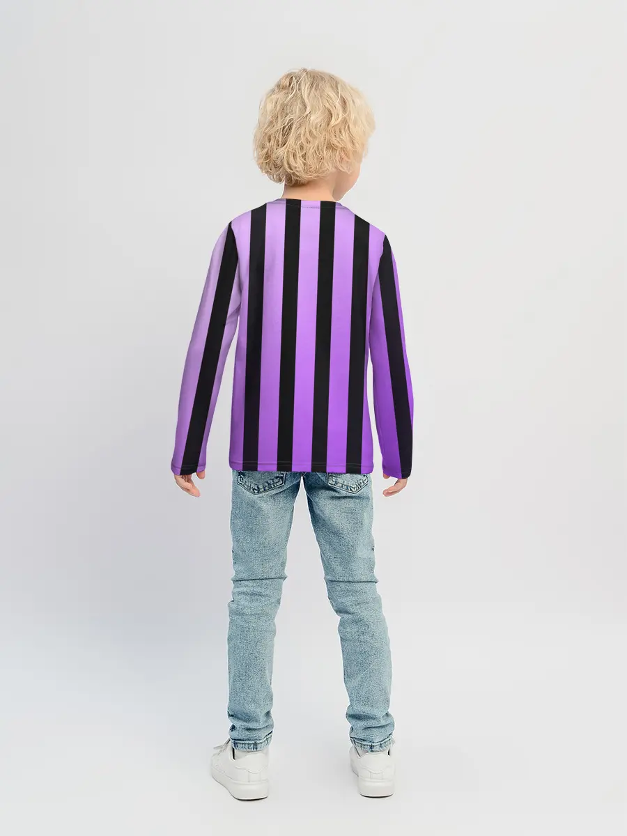 Детский лонгслив / Полосатость