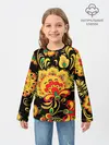 Детский лонгслив / Хохлома