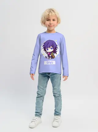 Детский лонгслив / Гию Томиока Kimetsu no Yaiba