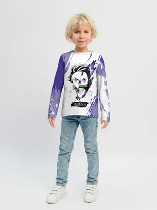 Детский лонгслив / Танджиро и Незуко Камадо