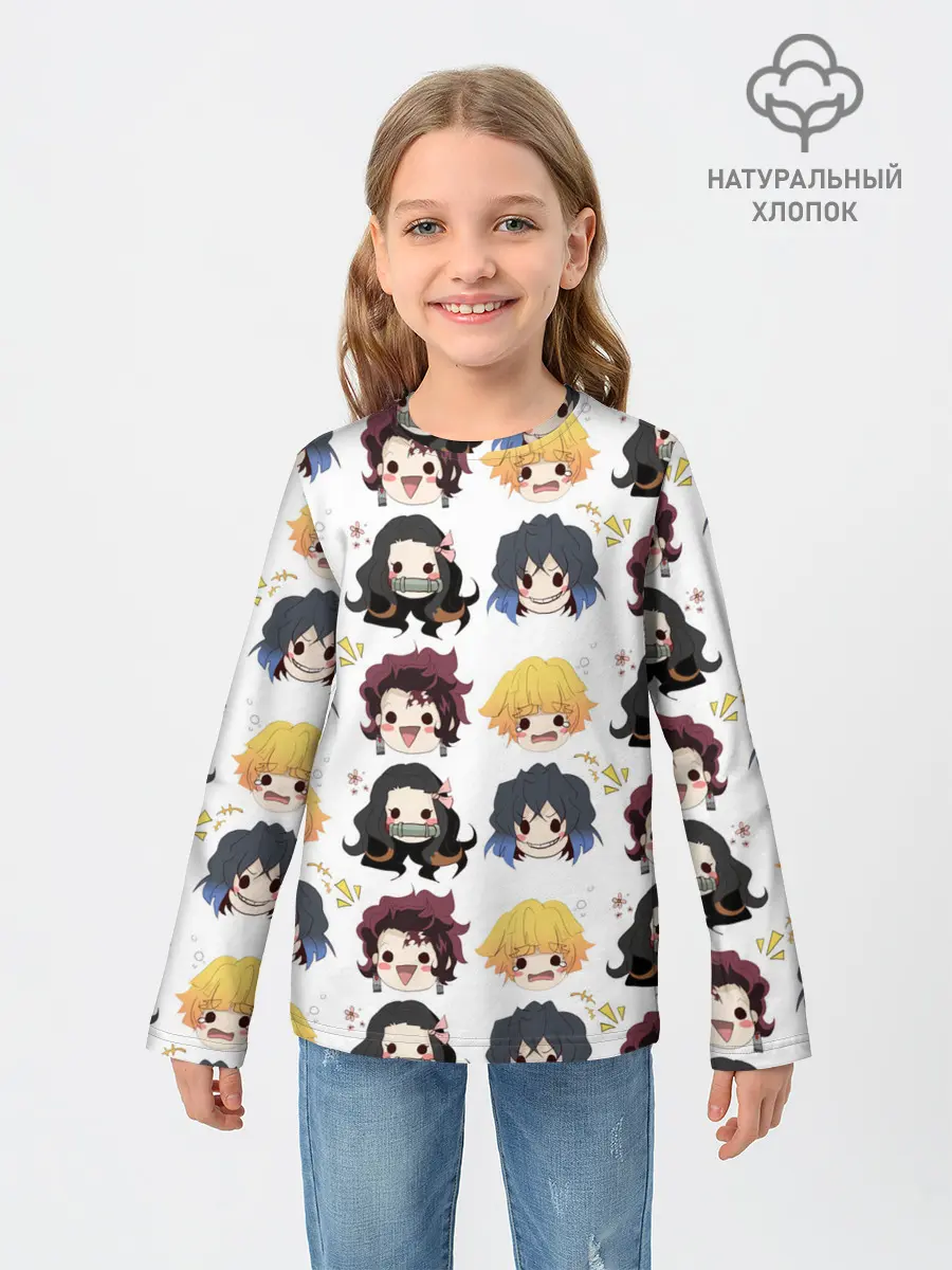 Детский лонгслив / Клинок, рассекающий демонов