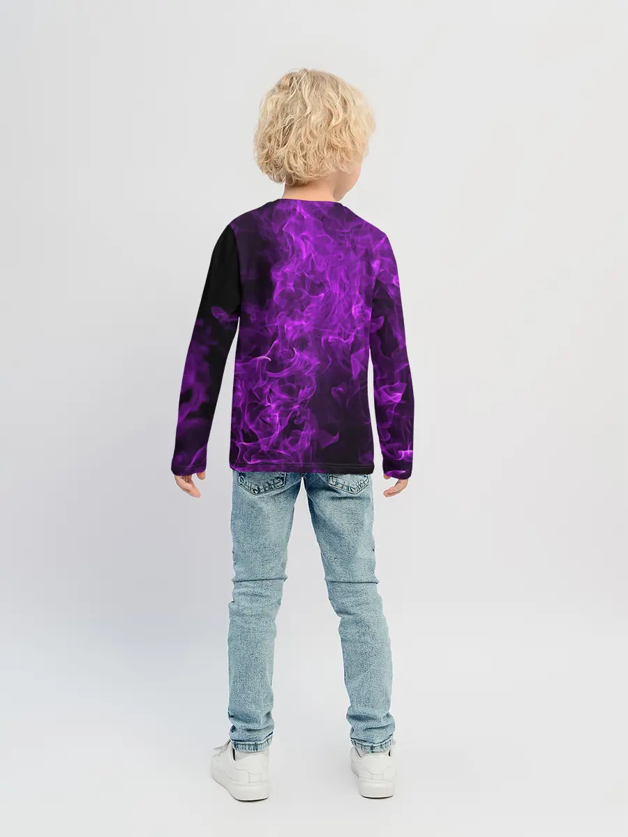 Детский лонгслив / Violet Fire