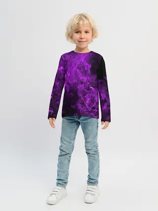 Детский лонгслив / Violet Fire