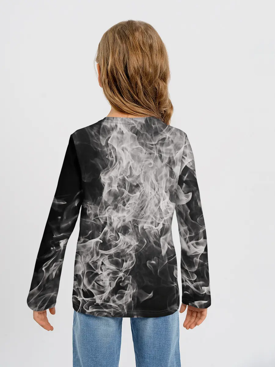 Детский лонгслив / Fire and Smoke