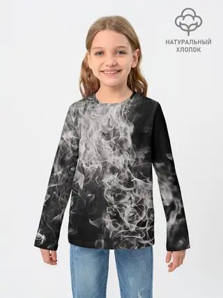 Детский лонгслив / Fire and Smoke