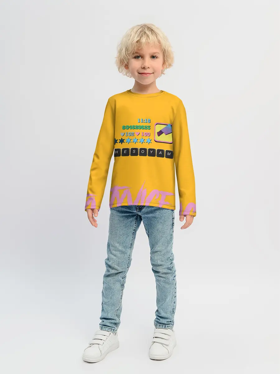 Детский лонгслив / Вайс Сити