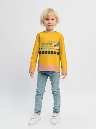 Детский лонгслив / Вайс Сити