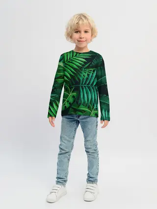 Детский лонгслив / Сочные тропики