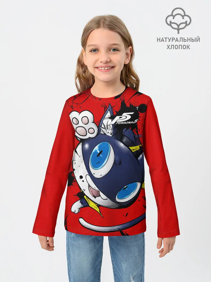 Детский лонгслив / персона 5