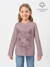 Детский лонгслив / No drama llama