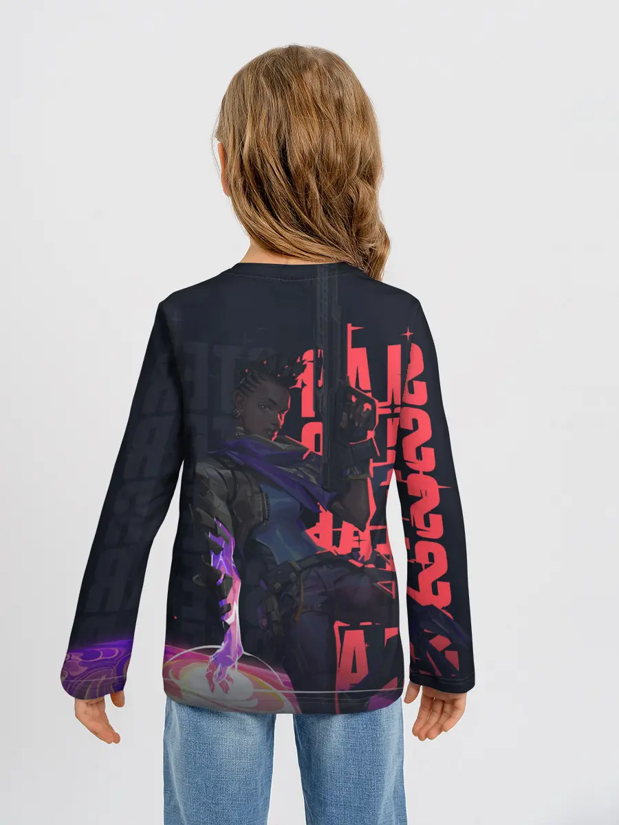 Детский лонгслив / Valorant: Astra