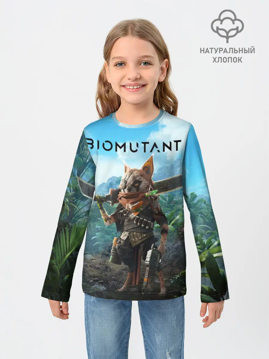 Детский лонгслив / Biomutant Биомутант
