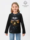 Детский лонгслив / Девушка Самурай