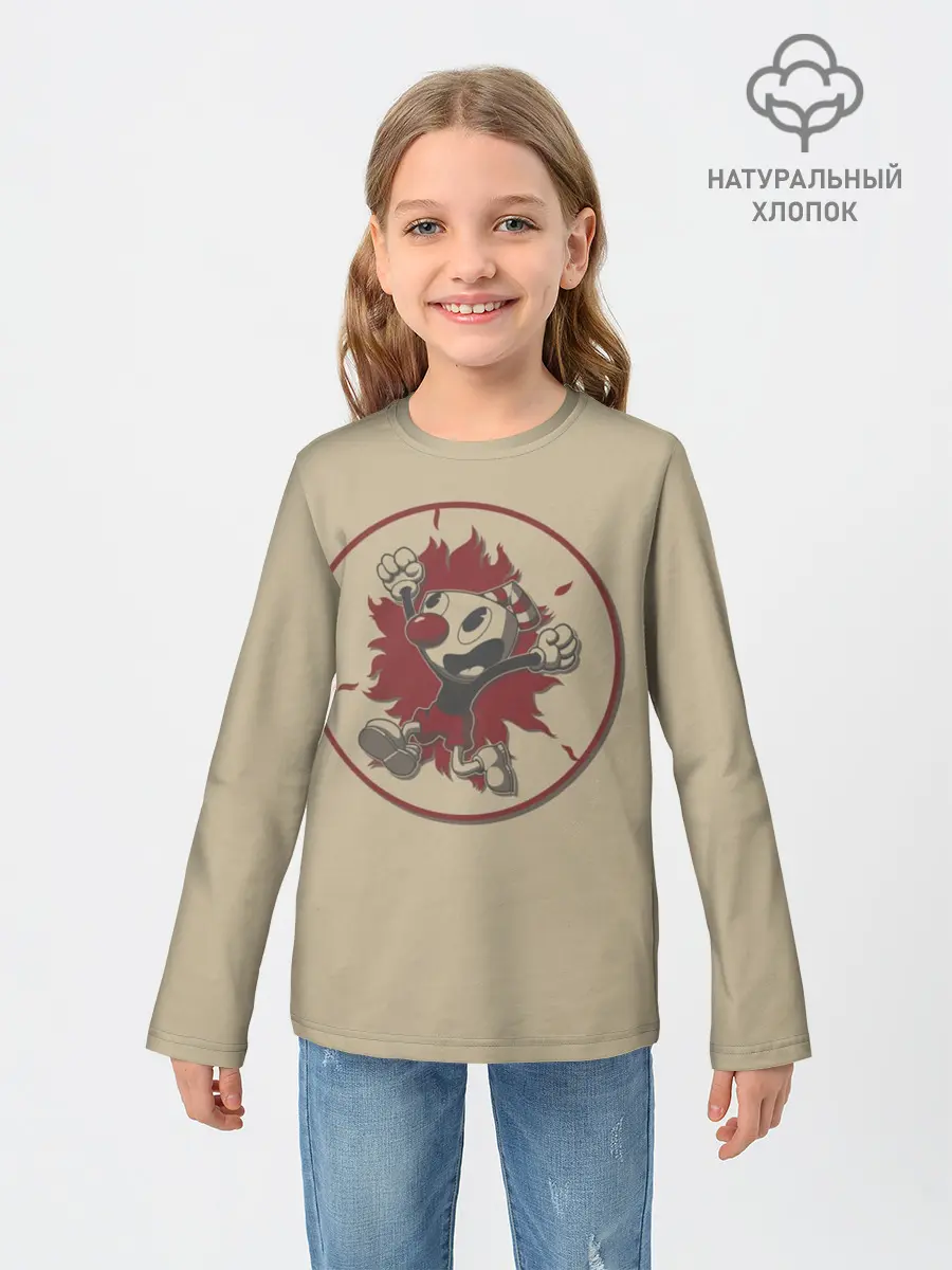 Детский лонгслив / Капхейд/caphead