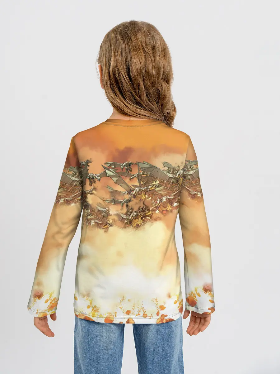 Детский лонгслив / Дарксайд и парадемоны