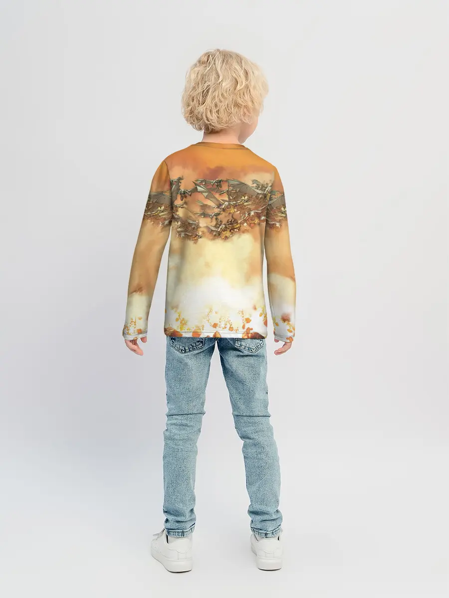 Детский лонгслив / Дарксайд и парадемоны