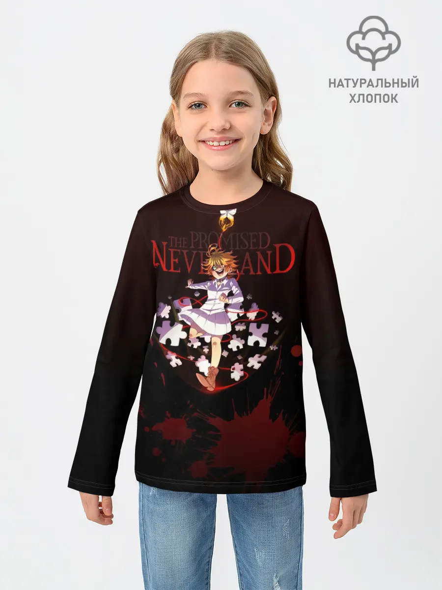 Детский лонгслив / обещанный неверленд