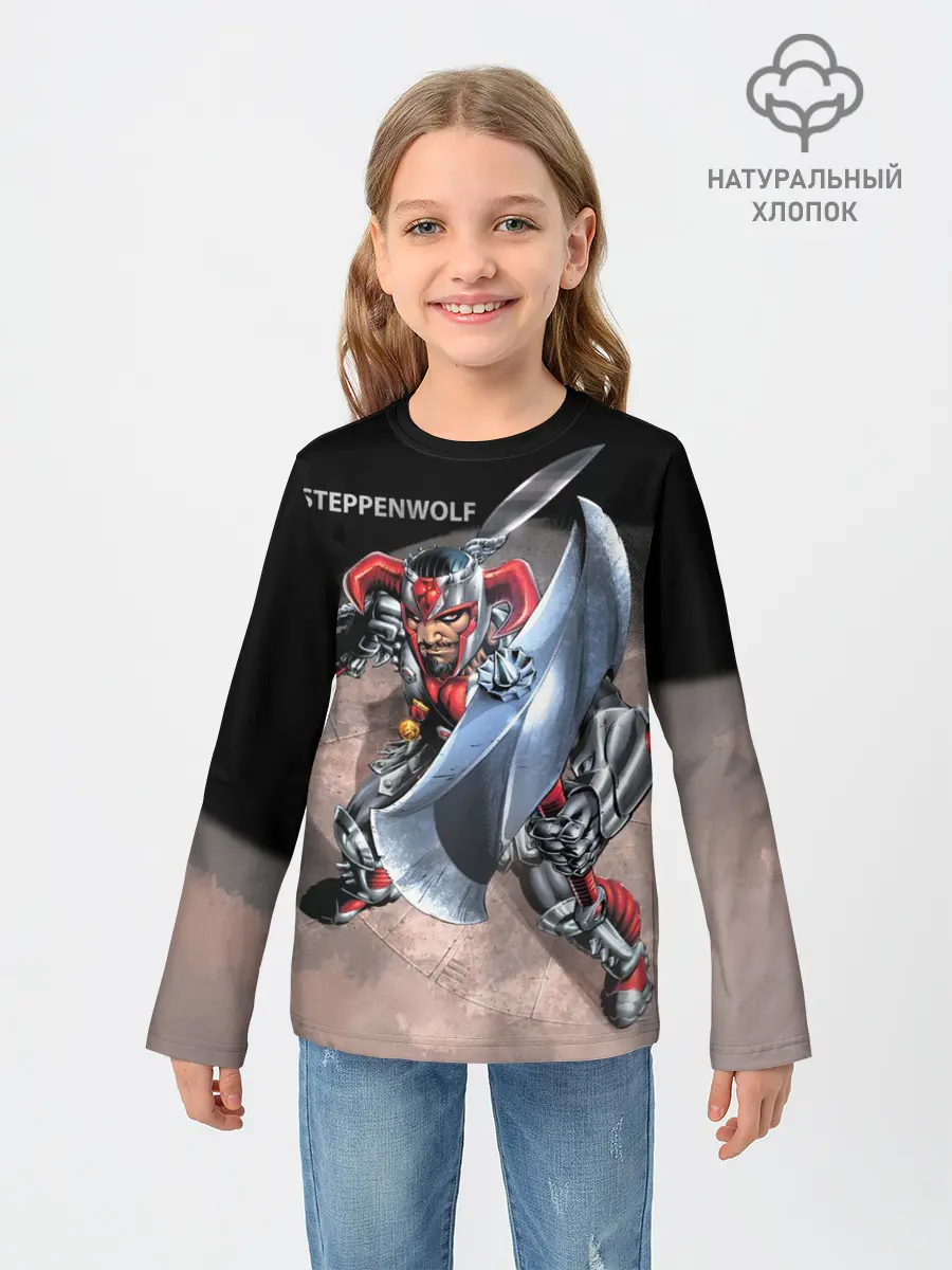 Детский лонгслив / Степпенвулф из комиксов